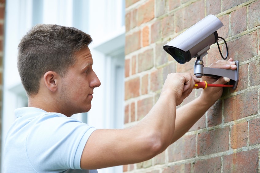 Fitting Security Camera To House Wall